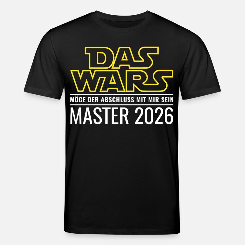 Master 2026 Das wars - Stanley/Stella Unisex Bio-T-Shirt CREATOR  - Schwarz