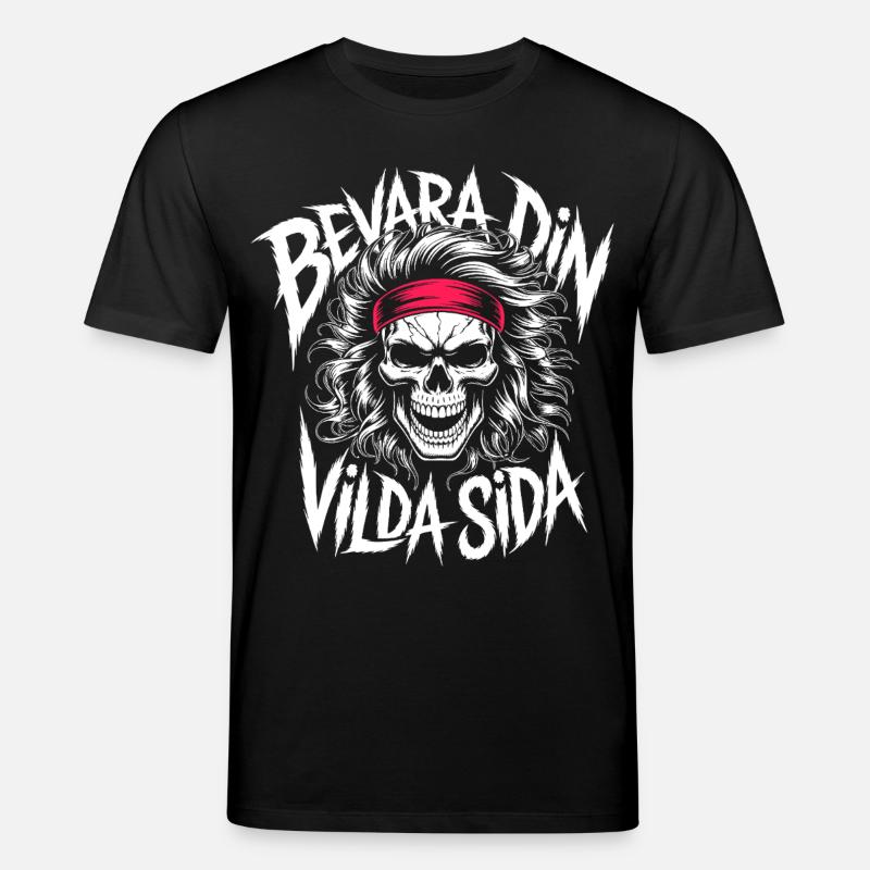 Wild Side Skull - Stanley/Stella Unisex Bio-T-Shirt CREATOR  - Schwarz