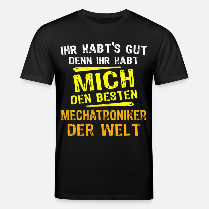 Mechatronics Technician Gift - Stanley/Stella CREATOR Unisex Organic T-Shirt - black