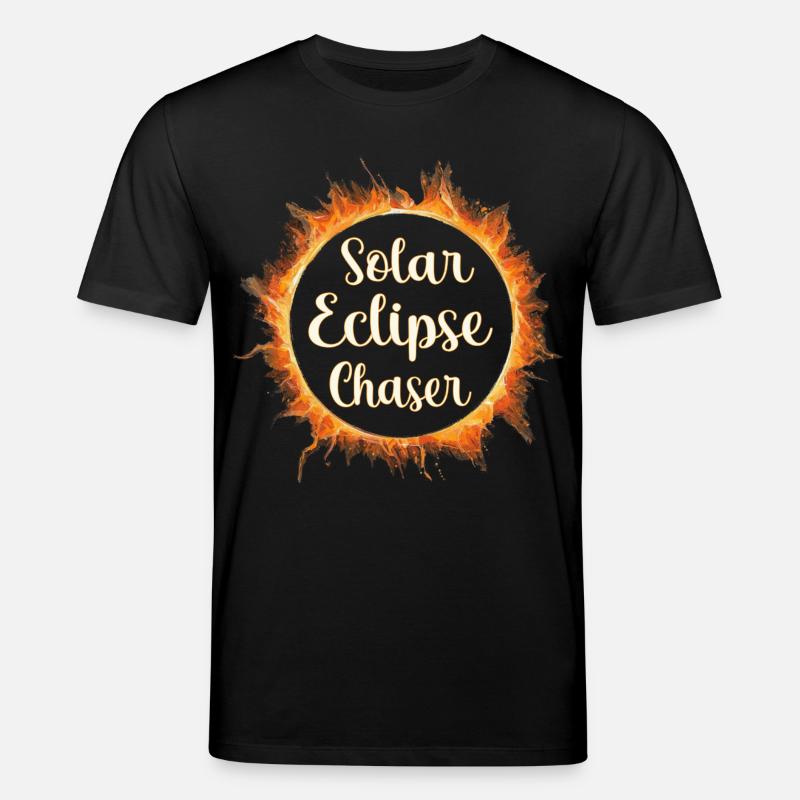 Solar eclipse chaser - Stanley/Stella Unisex Bio-T-Shirt CREATOR  - Schwarz