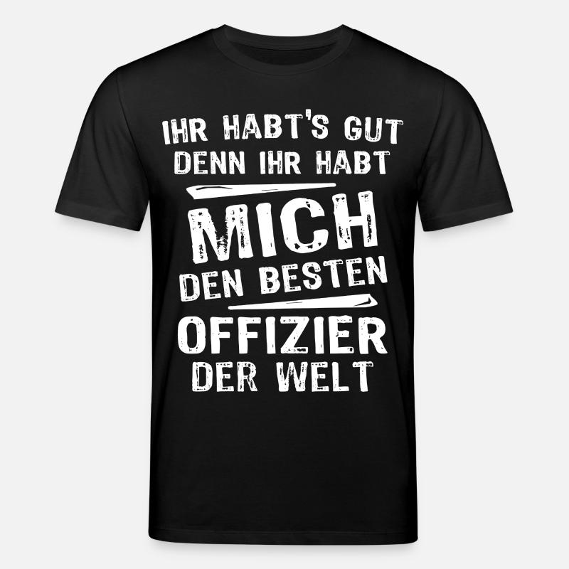 Offizier - Stanley/Stella Unisex Bio-T-Shirt CREATOR  - Schwarz
