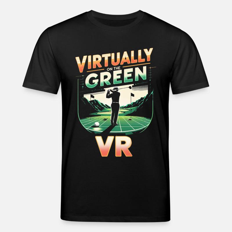 Simulateur de golf - T-shirt bio CREATOR Stanley/Stella Unisexe - noir