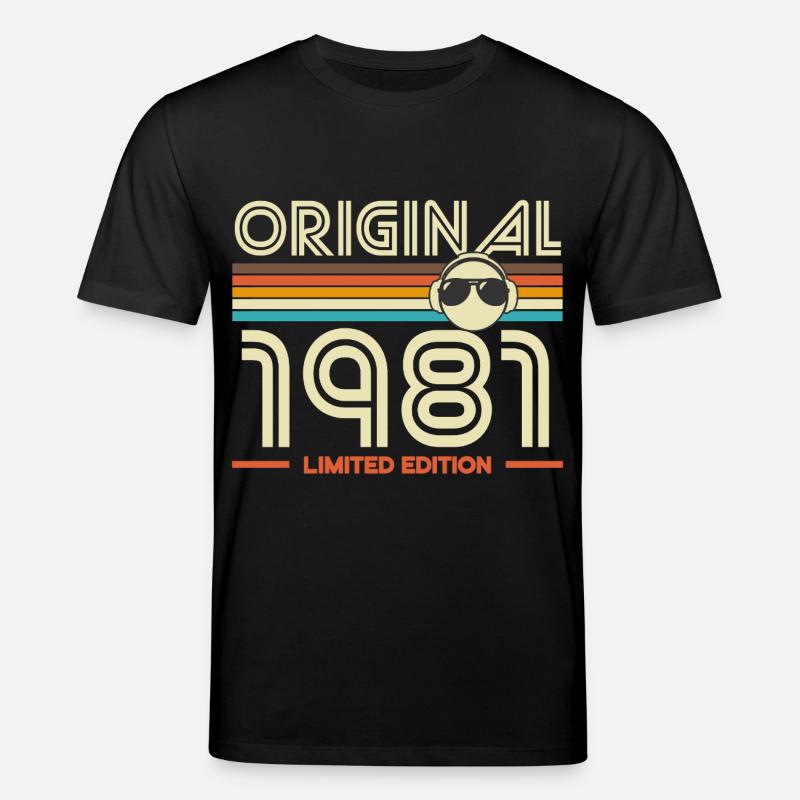 Originale limitierte Edition von 1981 - Stanley/Stella Unisex Bio-T-Shirt CREATOR  - Schwarz