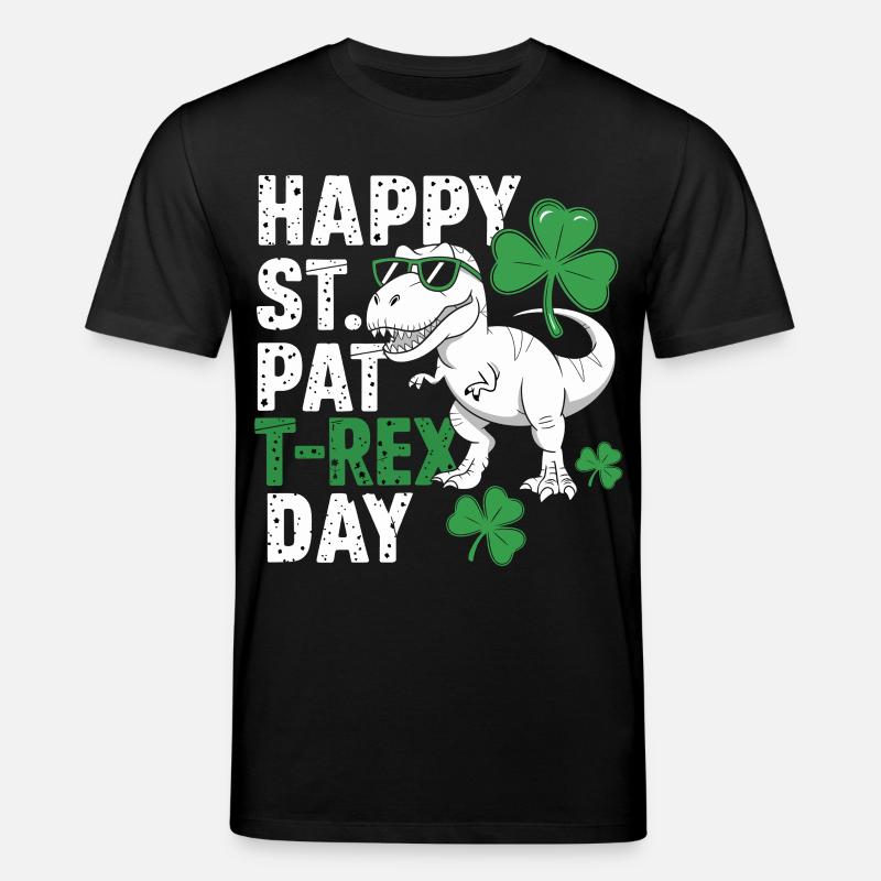 St Patrick's Rex Day Tee - Stanley/Stella CREATOR Unisex Organic T-Shirt - black