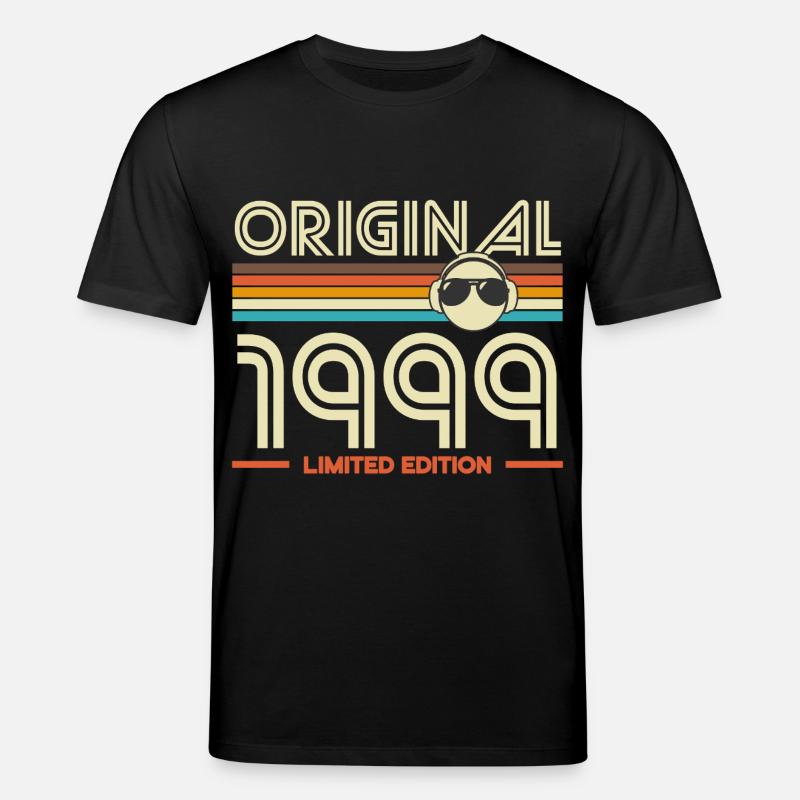 Originale Retro-Edition von 1999 - Stanley/Stella Unisex Bio-T-Shirt CREATOR  - Schwarz