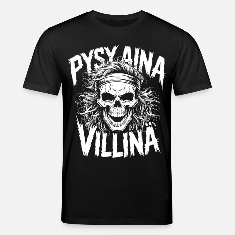 Wildschädel-Design - Stanley/Stella Unisex Bio-T-Shirt CREATOR  - Schwarz