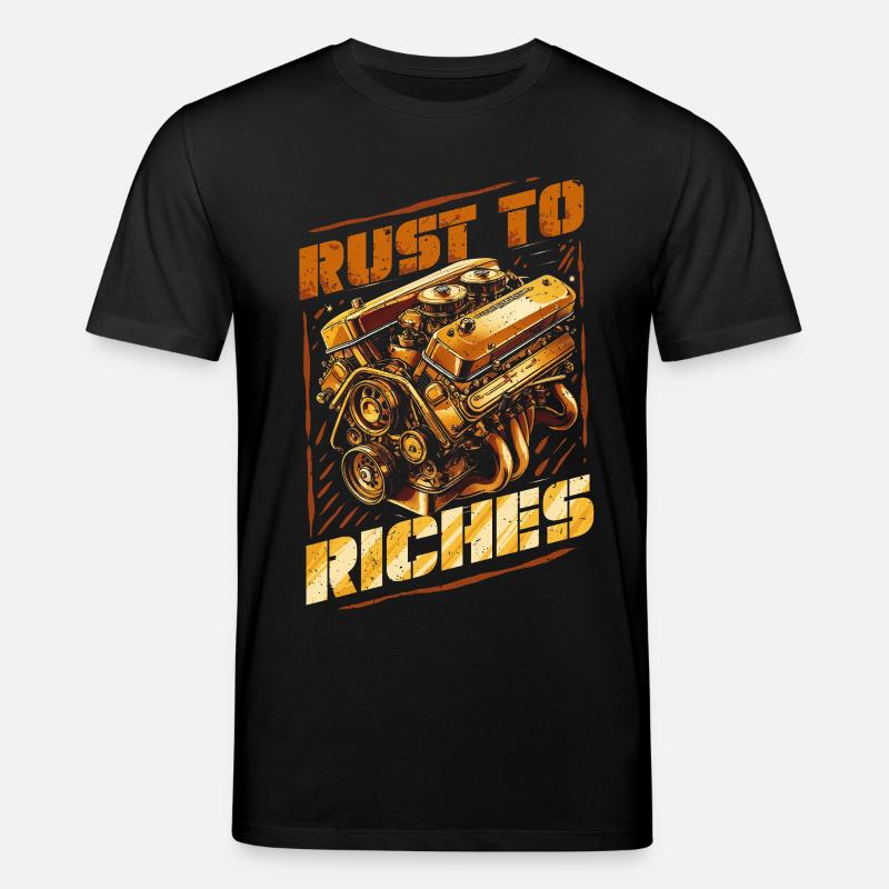 Auto Restauration Rust To Riches - Stanley/Stella Unisex Bio-T-Shirt CREATOR  - Schwarz