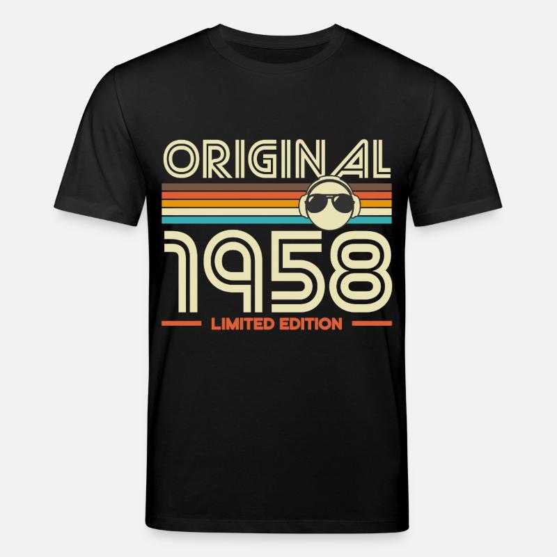 Originale Retro-Edition von 1958 - Stanley/Stella Unisex Bio-T-Shirt CREATOR  - Schwarz