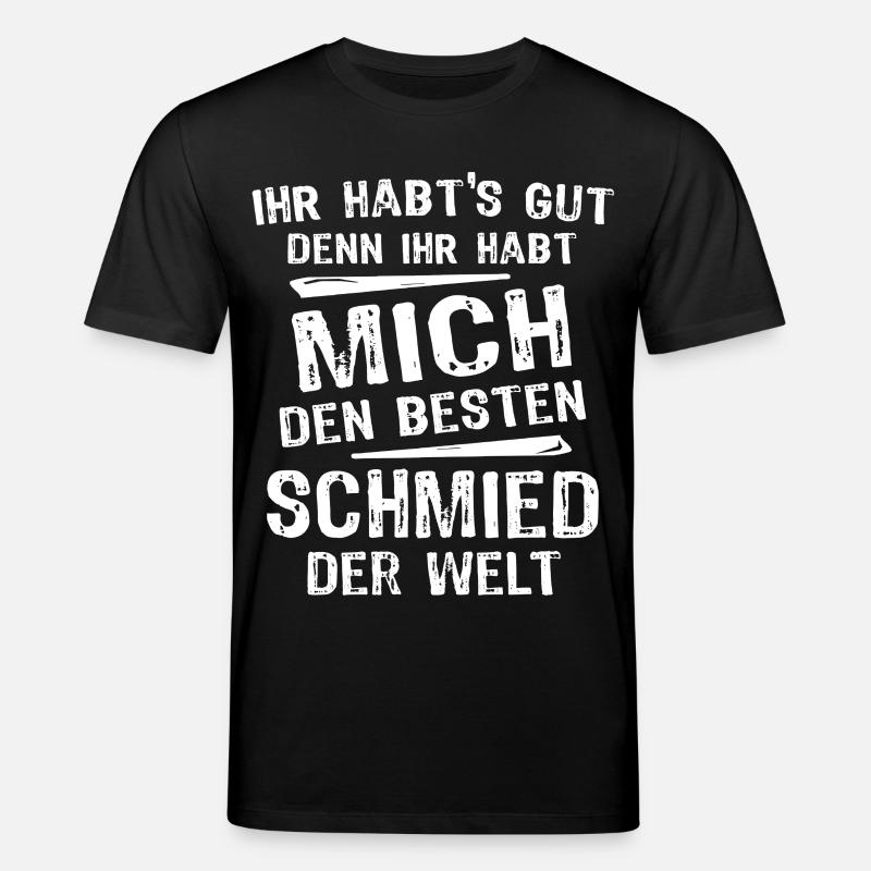 Schmied - Stanley/Stella Unisex Bio-T-Shirt CREATOR - Schwarz