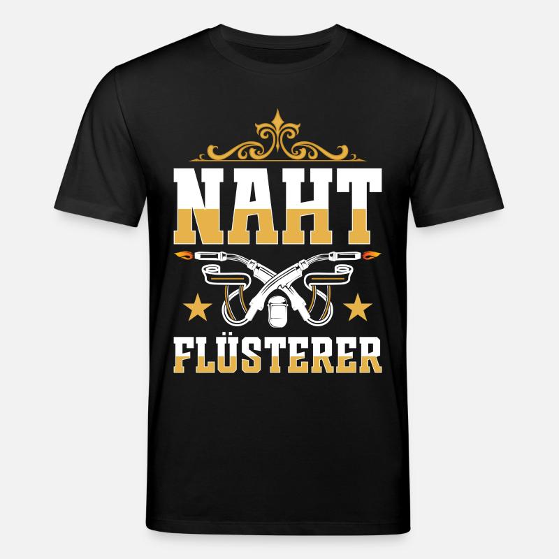 Schweißer - Naht Flüsterer - Stanley/Stella Unisex Bio-T-Shirt CREATOR - Schwarz