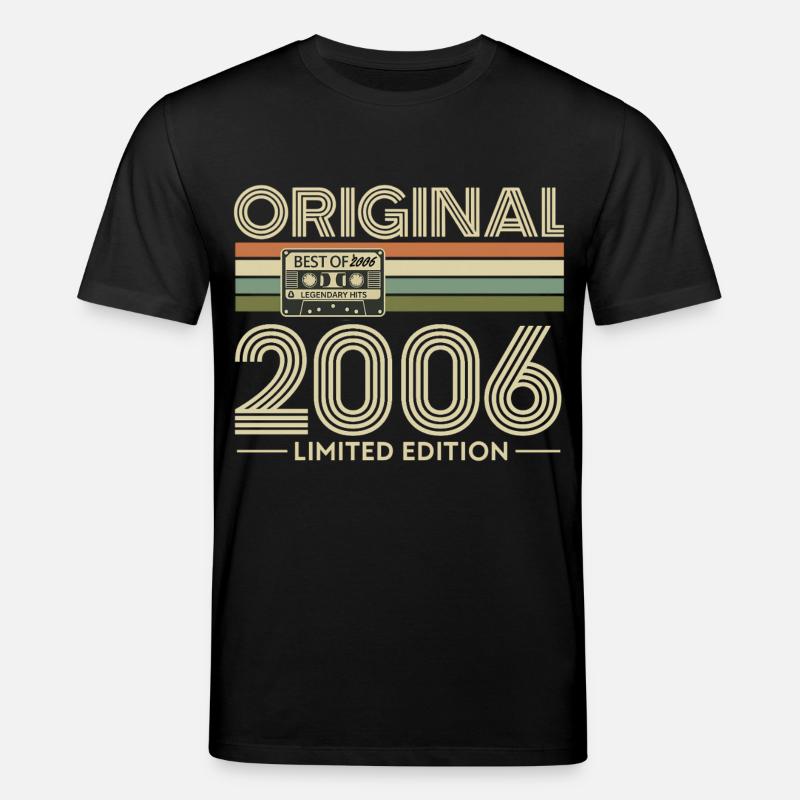Original 2006 Limited Edition - Stanley/Stella Unisex Bio-T-Shirt CREATOR  - Schwarz