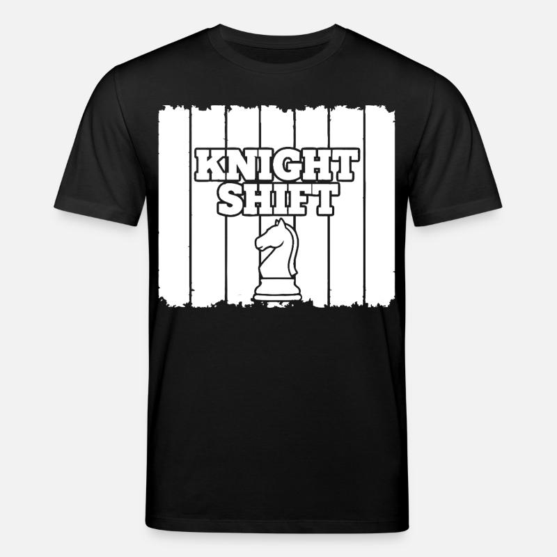 Chess Knight shift - Stanley/Stella CREATOR Unisex Organic T-Shirt - black