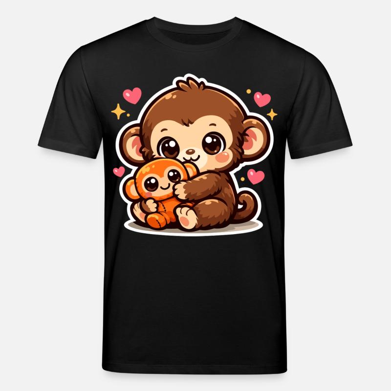 punch the monkey japan - Stanley/Stella Unisex Bio-T-Shirt CREATOR  - Schwarz