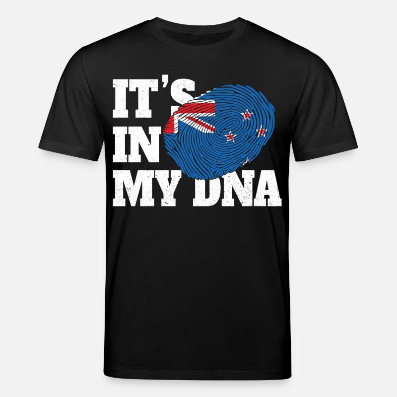 C’est dans mon ADN Nouvelle-Zélande - T-shirt bio CREATOR Stanley/Stella Unisexe - noir