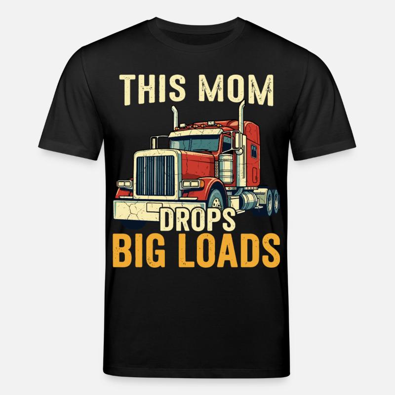 Lkw-Fahrer, Mutter, Sattelzugfahrerin, Mutter - Stanley/Stella Unisex Bio-T-Shirt CREATOR  - Schwarz