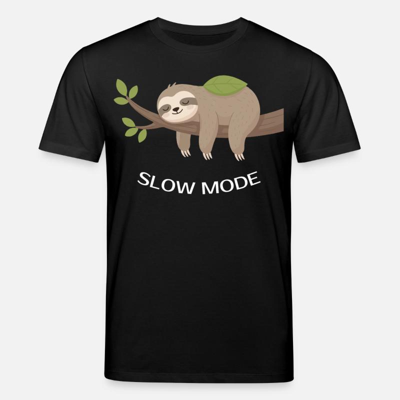 Langsam-Modus-Fault auf Ast - Stanley/Stella Unisex Bio-T-Shirt CREATOR - Schwarz