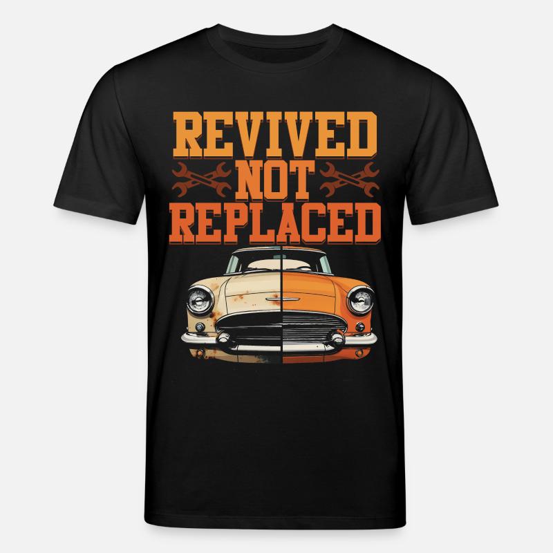 Auto Restauration Revived Not Replaced - Stanley/Stella Unisex Bio-T-Shirt CREATOR  - Schwarz