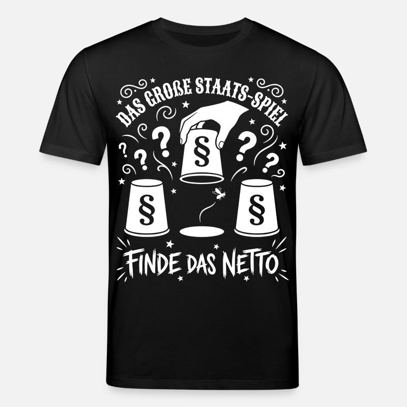 Das Große Staats Spiel - Stanley/Stella Unisex Bio-T-Shirt CREATOR  - Schwarz