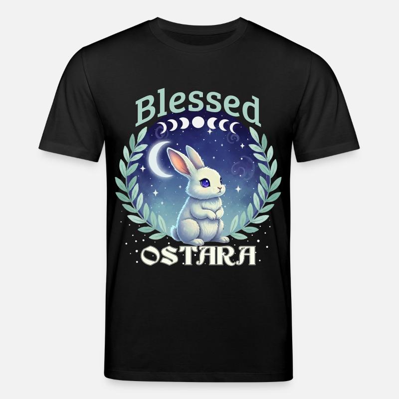 Ostara Joyeuses Pâques Printemps païen - T-shirt bio CREATOR Stanley/Stella Unisexe - noir