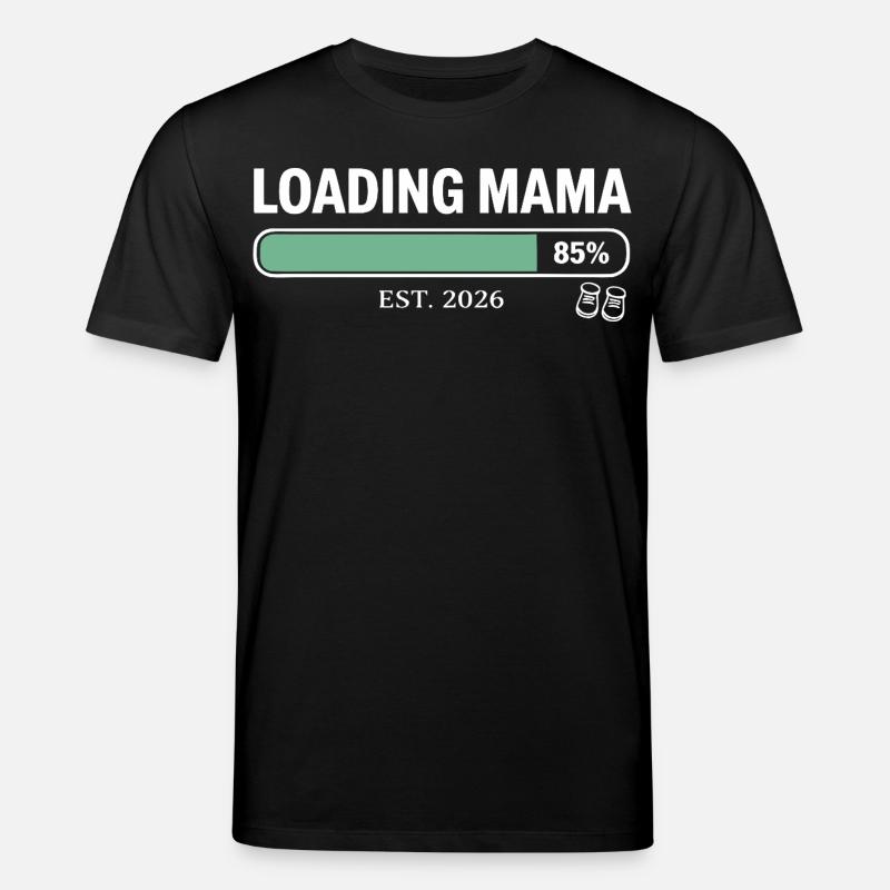 Loading Mom 2026 Pregnancy - Stanley/Stella CREATOR Unisex Organic T-Shirt - black