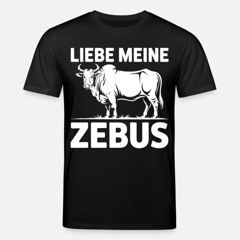 J’adore mon Zebus - T-shirt bio CREATOR Stanley/Stella Unisexe - noir