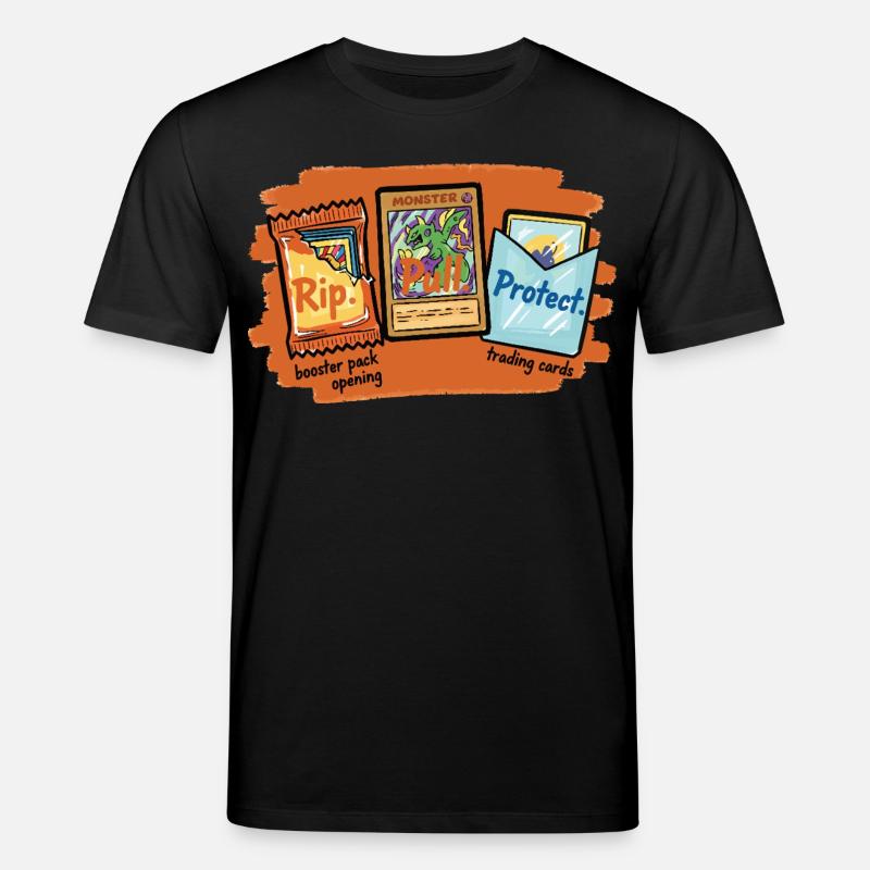 Rip Pull Protect Sammelkarten-Boosterpack-Öffnung - Stanley/Stella Unisex Bio-T-Shirt CREATOR  - Schwarz