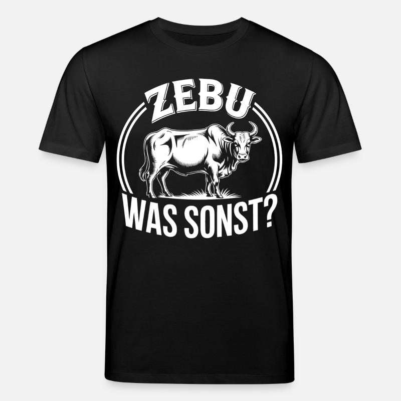 Zebu What else? Graphics - Stanley/Stella CREATOR Unisex Organic T-Shirt - black