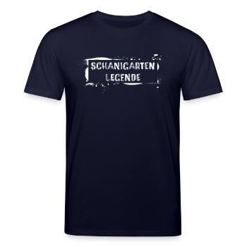 Schanigarten legend – Viennese dialect saying - Stanley/Stella CREATOR Unisex Organic T-Shirt - navy - Front