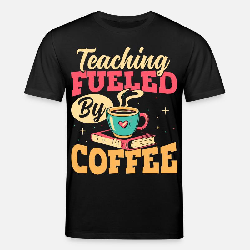 Der Unterricht Wird Von Kaffeepädagogen - Stanley/Stella Unisex Bio-T-Shirt CREATOR  - Schwarz