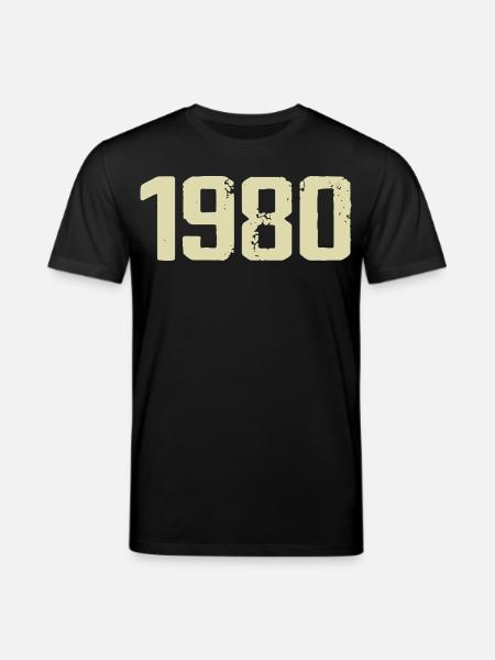 Jubilé 1980 - T-shirt bio CREATOR Stanley/Stella Unisexe - noir