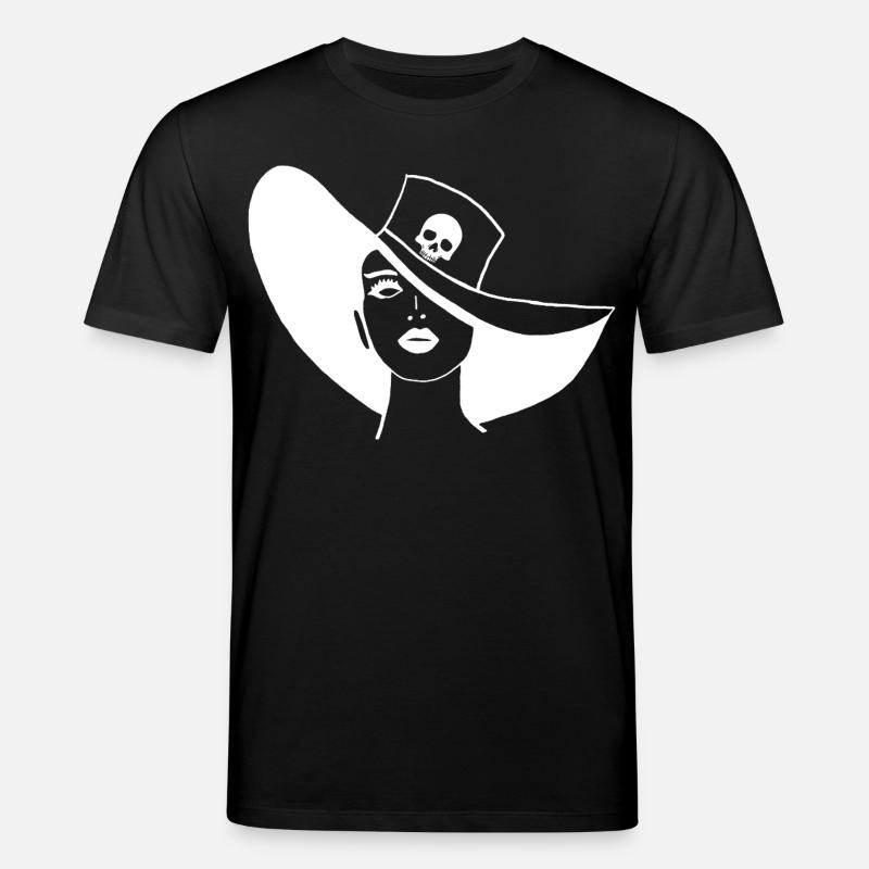The Ghost in the Hat - Stanley/Stella CREATOR Unisex Organic T-Shirt - black