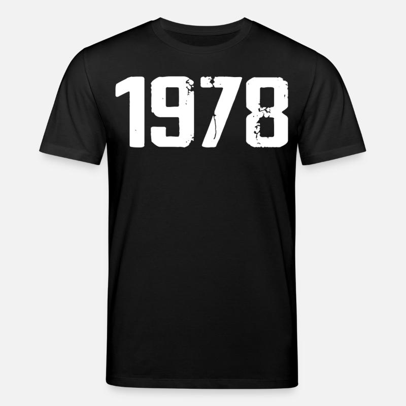 1978 – Großartig seit 1978 - Stanley/Stella Unisex Bio-T-Shirt CREATOR  - Schwarz