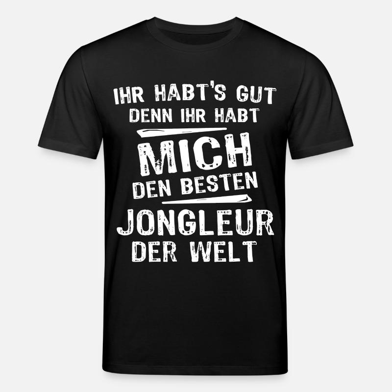 Jongleur - Stanley/Stella Unisex Bio-T-Shirt CREATOR  - Schwarz