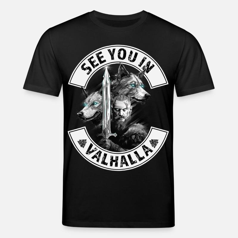 On se voit à Valhalla - T-shirt bio CREATOR Stanley/Stella Unisexe - noir