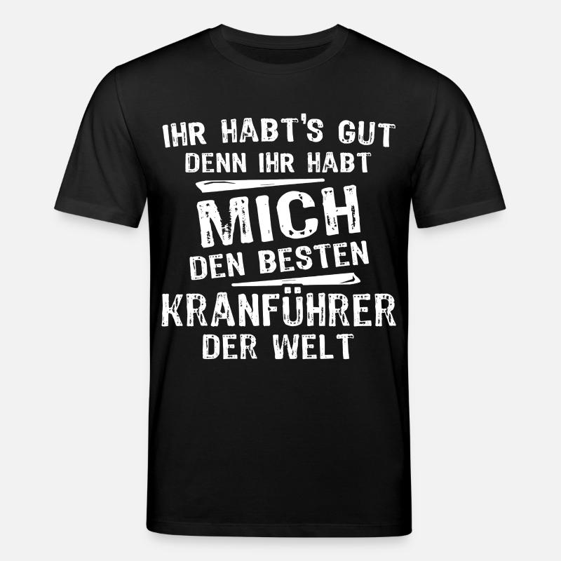 Grutier - T-shirt bio CREATOR Stanley/Stella Unisexe - noir