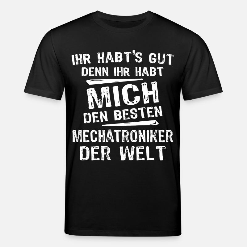 Mechatroniker - Stanley/Stella Unisex Bio-T-Shirt CREATOR  - Schwarz