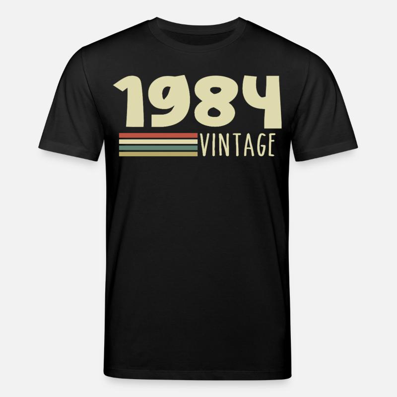 1984-Jubiläum-1984-retro-1984 - Stanley/Stella Unisex Bio-T-Shirt CREATOR  - Schwarz