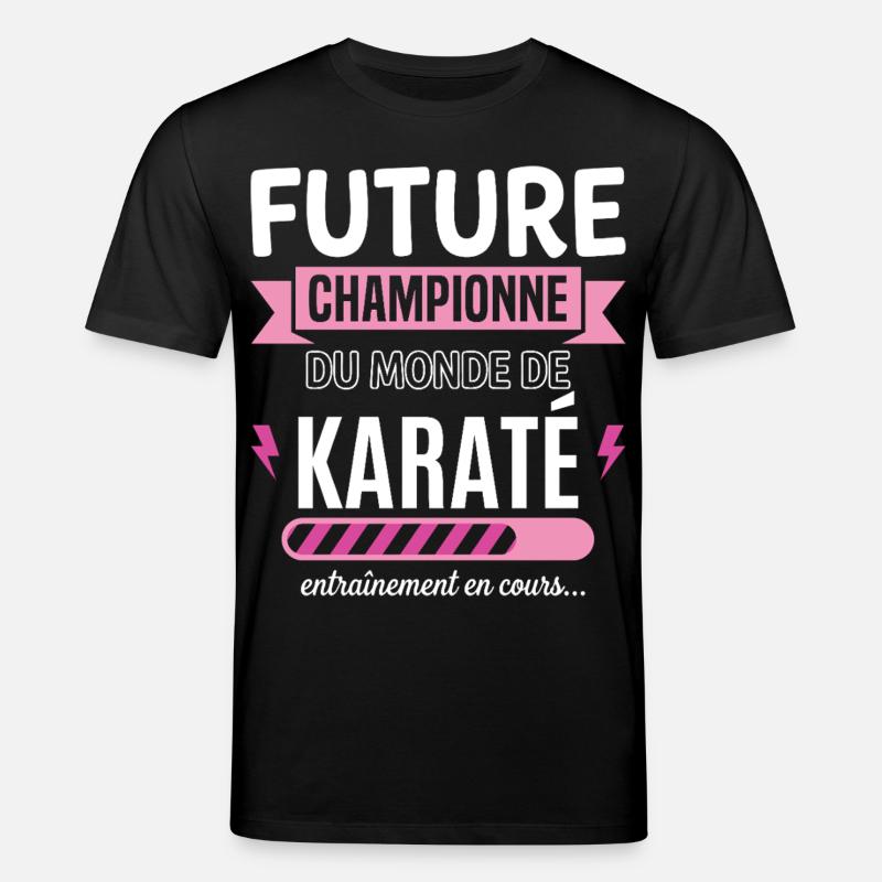 Future Championne De Karaté Karatéka - T-shirt bio CREATOR Stanley/Stella Unisexe - noir