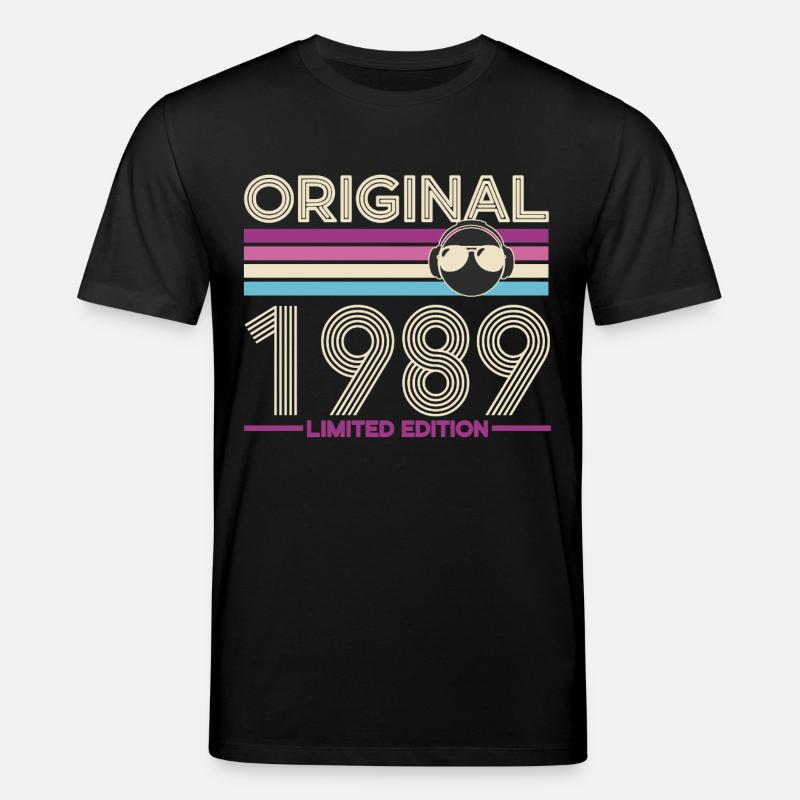 Original 1989 édition rétro - T-shirt bio CREATOR Stanley/Stella Unisexe - noir