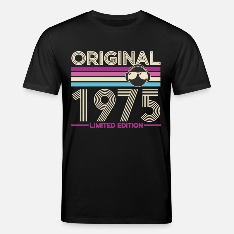 Original 1975 Édition Limitée - T-shirt bio CREATOR Stanley/Stella Unisexe - noir