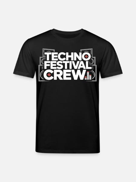 Techno Festival Crew – Techo Party Outfit - Stanley/Stella CREATOR Unisex Organic T-Shirt - black