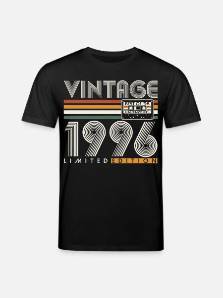 Prezent urodzinowy Vintage Vintage Retro z 1996 roku - Ekologiczna koszulka typu unisex Stanley/Stella CREATOR - czarny