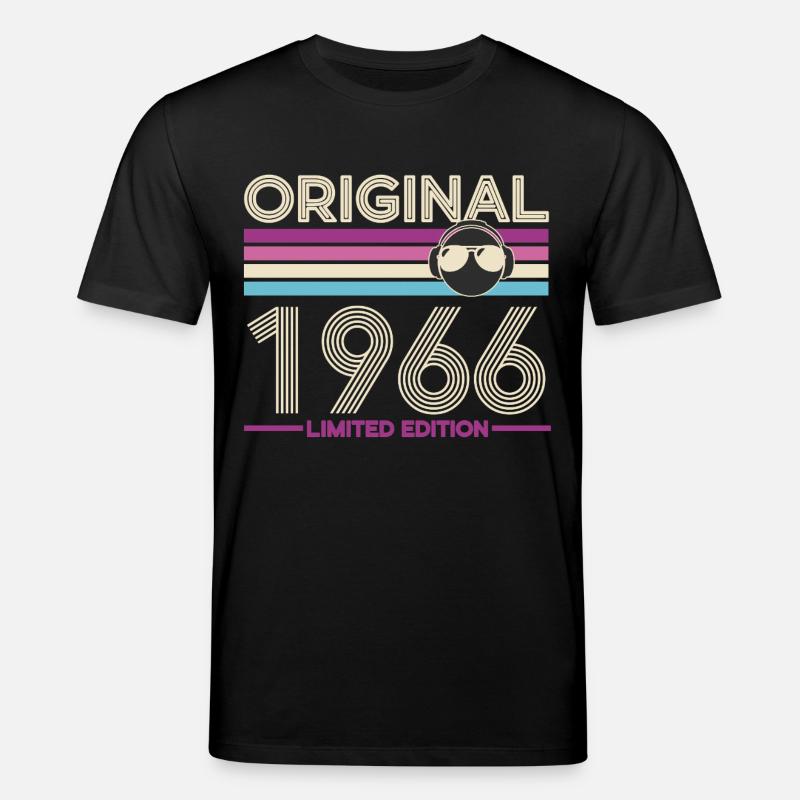Original 1966 Édition Limitée - T-shirt bio CREATOR Stanley/Stella Unisexe - noir