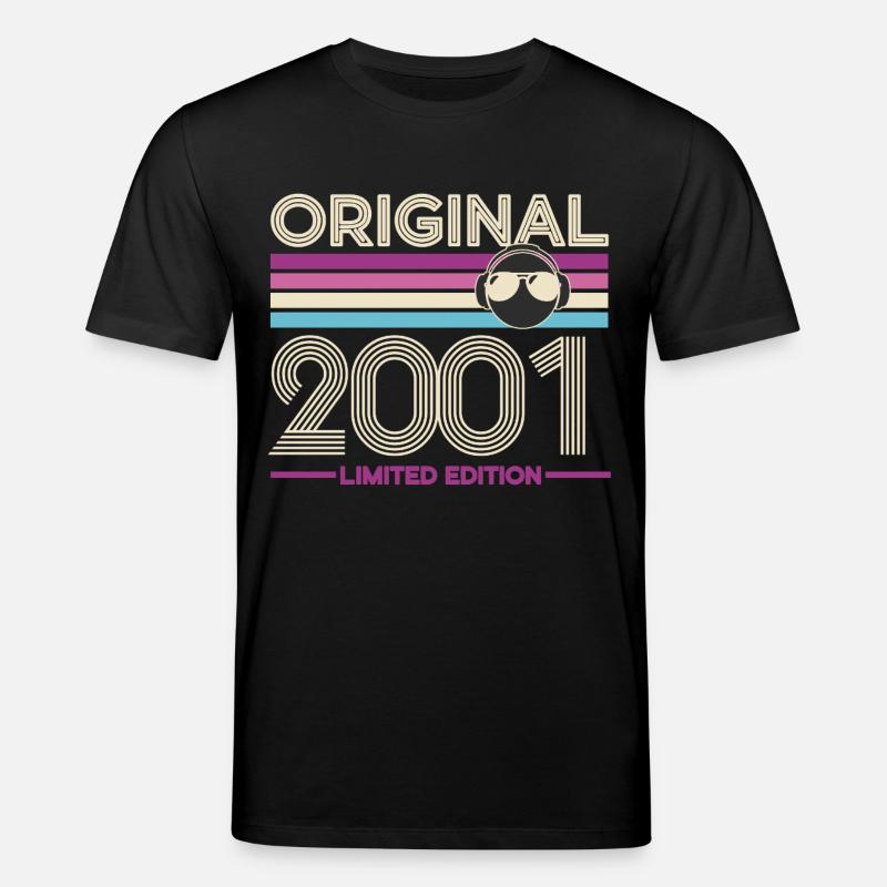 Original 2001 Limited Edition - Stanley/Stella Unisex Bio-T-Shirt CREATOR  - Schwarz