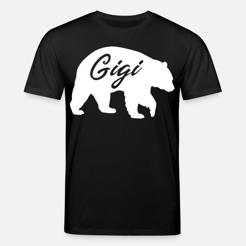 Gigi Bear süßes Oma-Geschenkhemd - Stanley/Stella Unisex Bio-T-Shirt CREATOR  - Schwarz