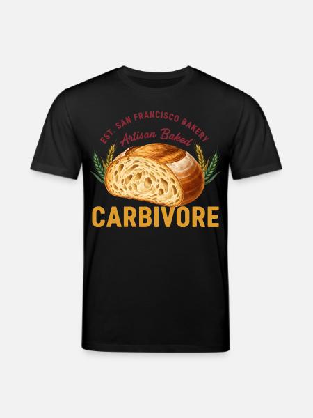 Sauerteigbrot Backkarbivore San Francisco - Stanley/Stella Unisex Bio-T-Shirt CREATOR - Schwarz