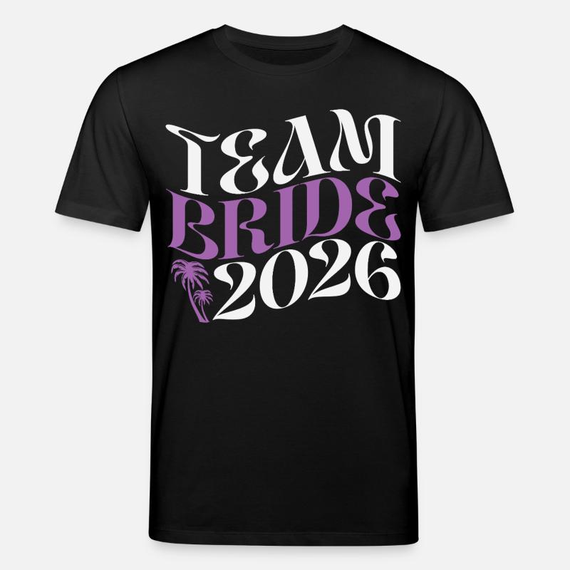 Team Bride Junggesellinnenabschied 2026 - Stanley/Stella Unisex Bio-T-Shirt CREATOR - Schwarz