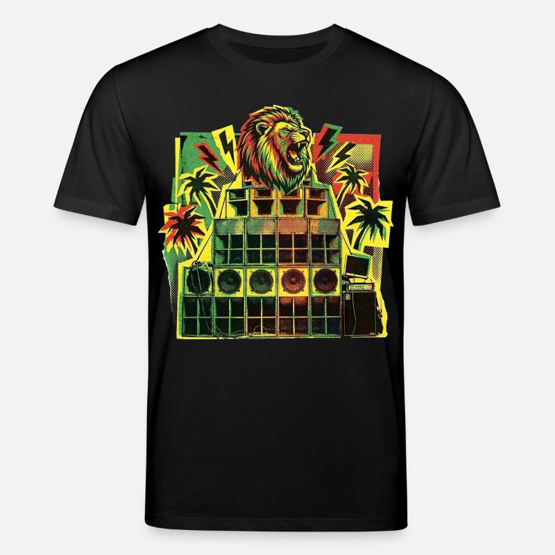 Système de son Jungle Dancehall - T-shirt bio CREATOR Stanley/Stella Unisexe - noir