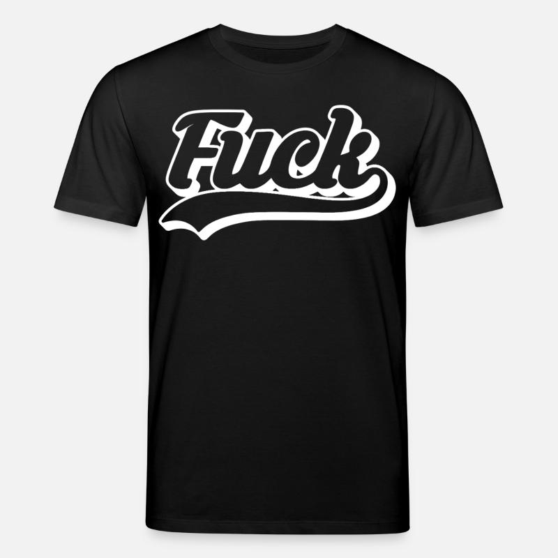 Merde au Rétro Script - T-shirt bio CREATOR Stanley/Stella Unisexe - noir