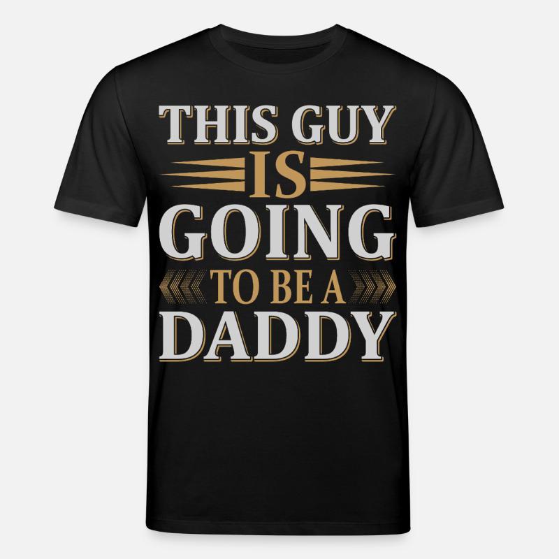 Zukünftige Daddy-Ankündigung - Stanley/Stella Unisex Bio-T-Shirt CREATOR  - Schwarz